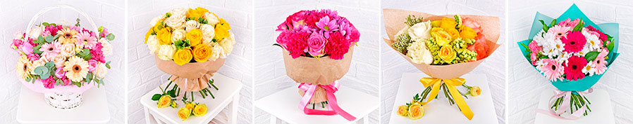 Букеты с доставкой в Новом Уренгое от Гранд-Флора